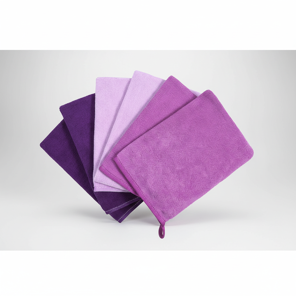 6er Set Waschhandschuhe - AquaJoy