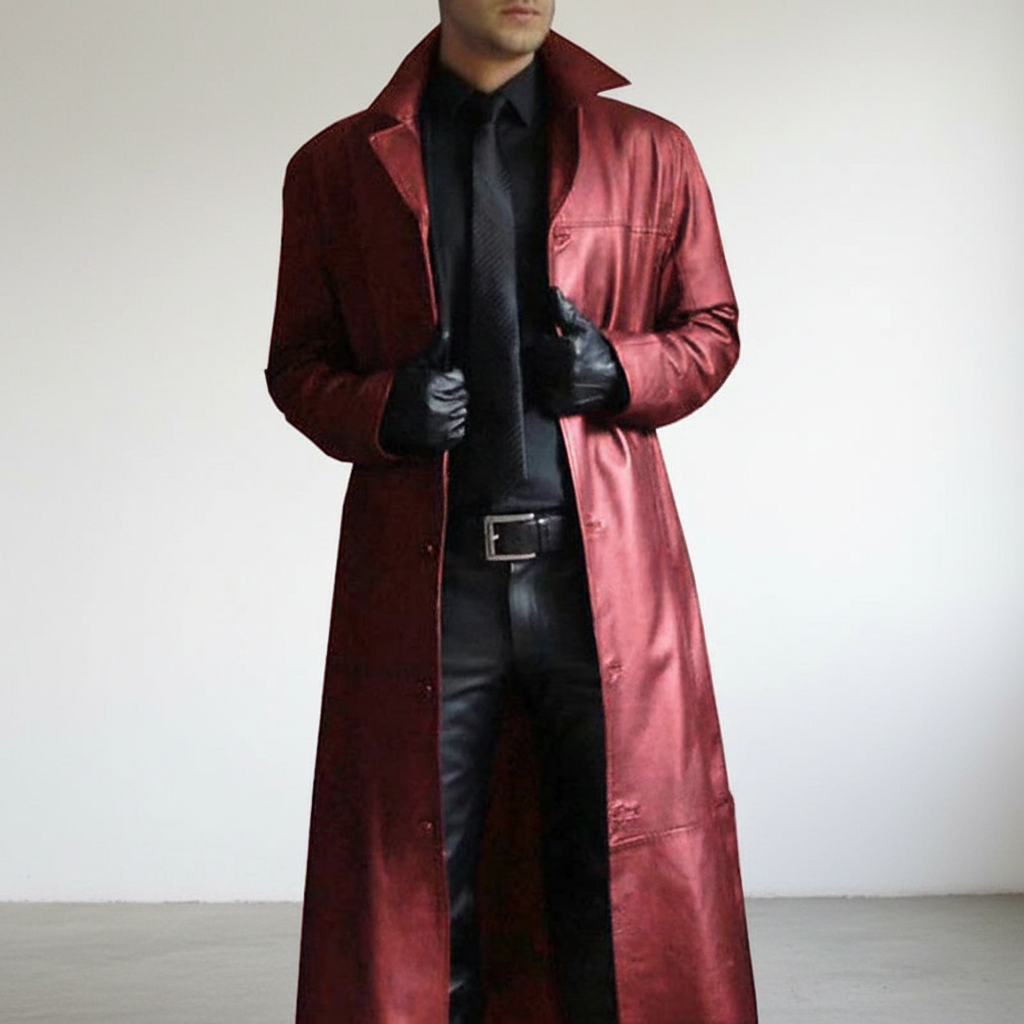 Lange Lederjacke - Anton