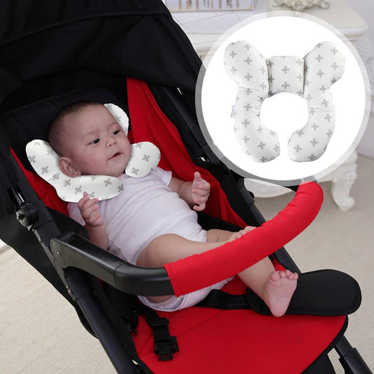 U-förmiges Baby-Nackenkissen für Reisen und Kinderwagen – Kuschelstütze