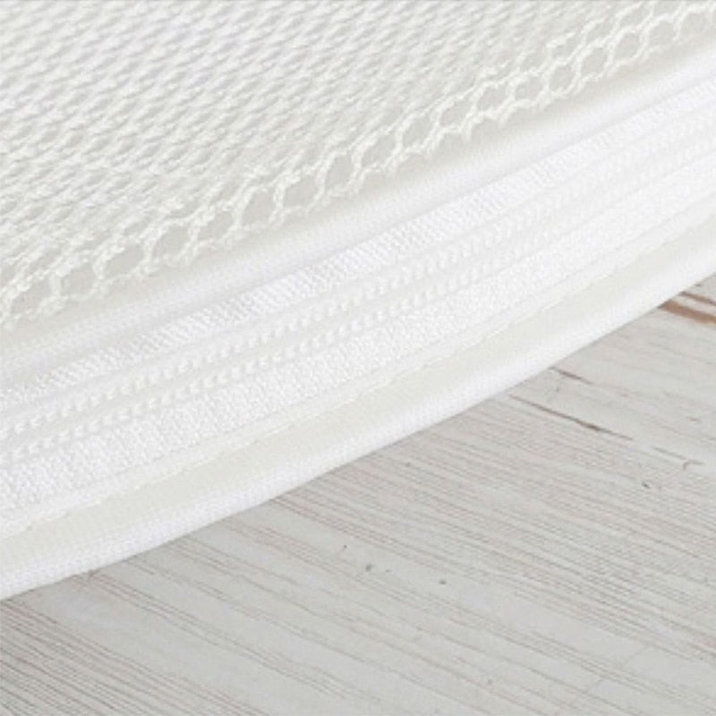 Gepolsterte Baby-Krabbelmatte aus Baumwolle mit Tiermotiv-Stickerei – 80 cm