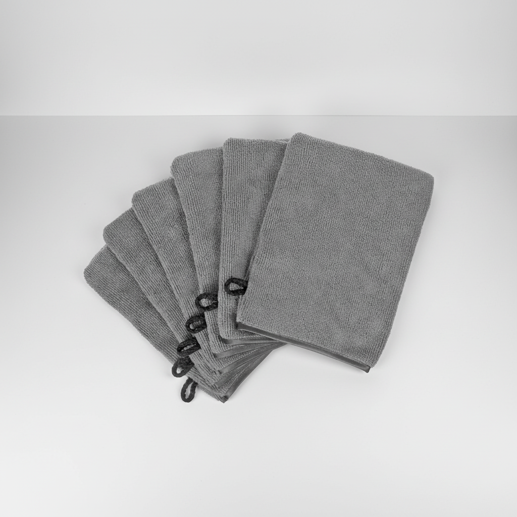 6er Set Waschhandschuhe - AquaJoy