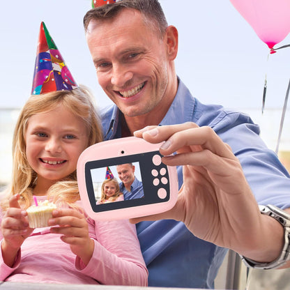 Sofortdruck Kinderkamera mit Dual-Linse, HD-Video und Kreativ-Set – Lymora