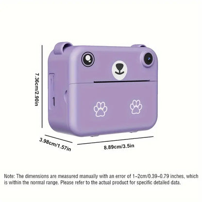 Sofortbildkamera für Kinder mit 1080p-Video, Druckfunktion & Zubehör