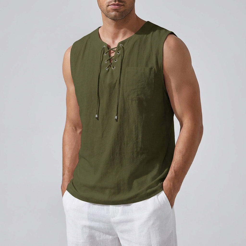 Ärmelloses Lockeres Tanktop - Gary