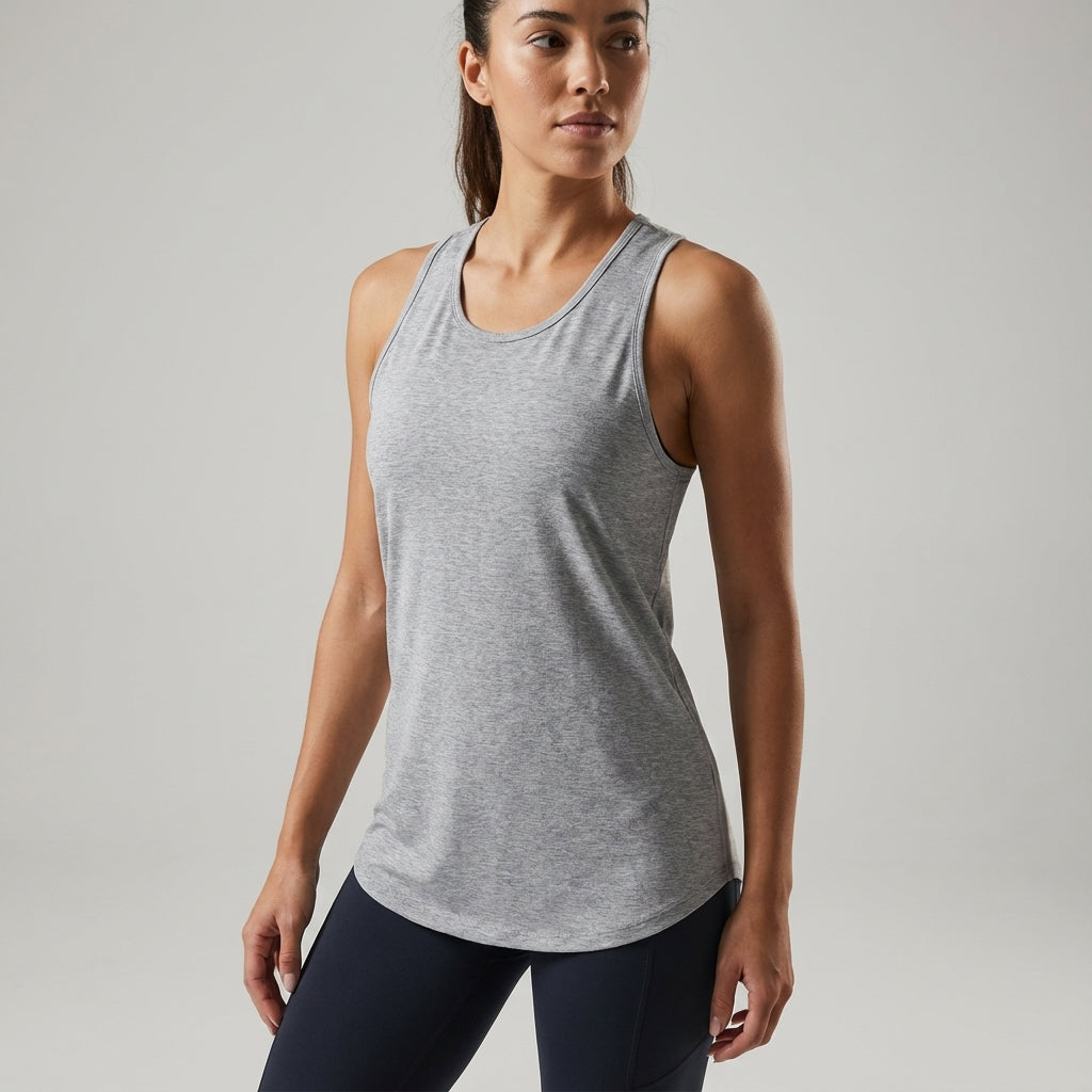 Ärmelloses Sporttop Aus Elastikstoff - Claire