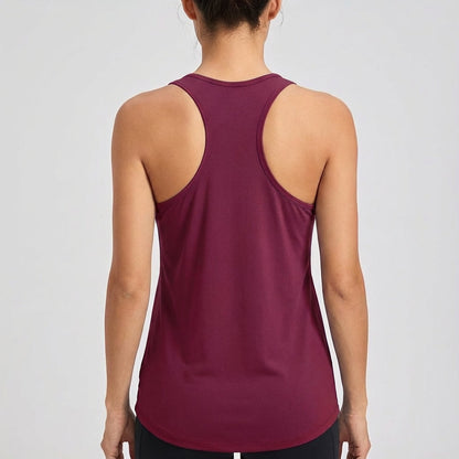 Ärmelloses Sporttop Aus Elastikstoff - Claire