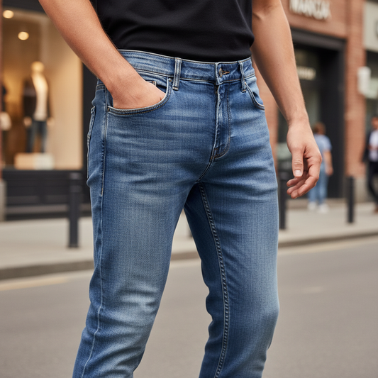 Bequeme Denim-Hose - Tobias