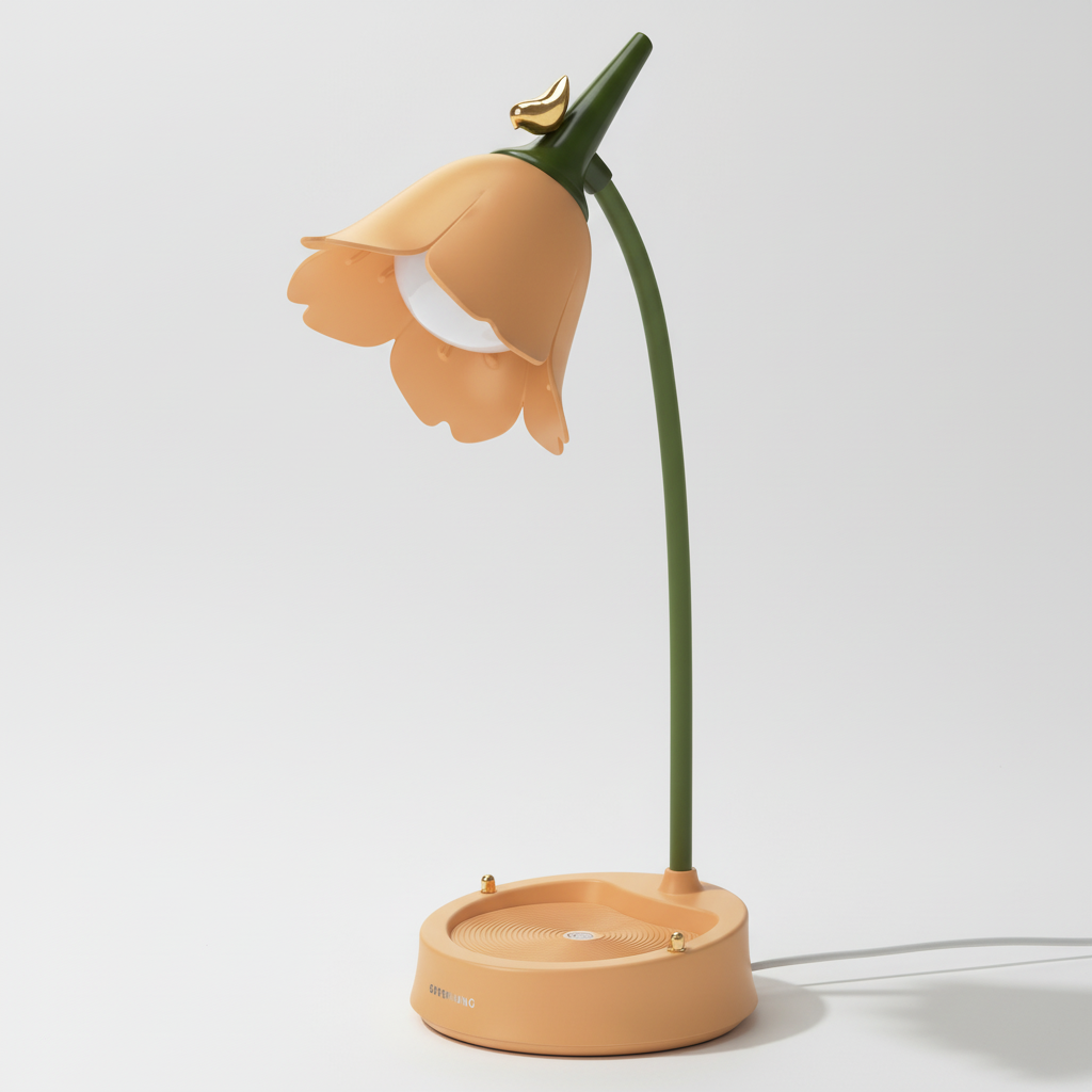 Blütenblattförmige Tischlampe - GlowBlossom