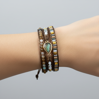 Boho-Wickelarmband - LabradorBracelet 