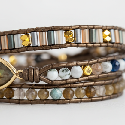 Boho-Wickelarmband - LabradorBracelet 