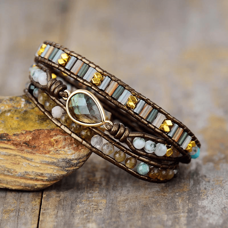 Boho-Wickelarmband - LabradorBracelet 