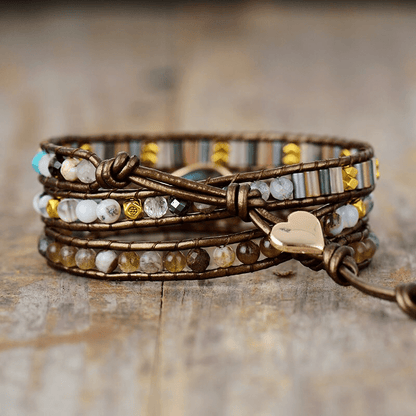 Boho-Wickelarmband - LabradorBracelet 
