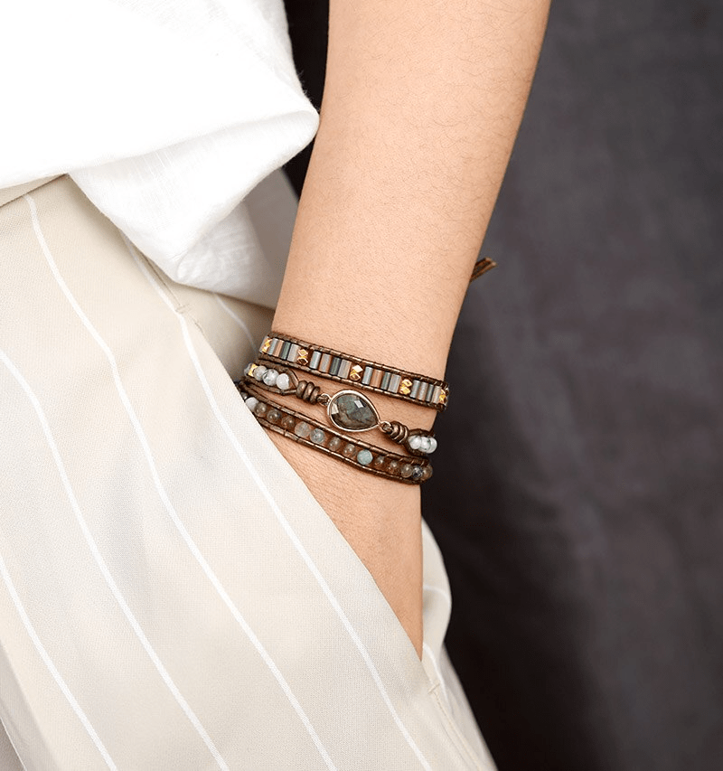 Boho-Wickelarmband - LabradorBracelet 