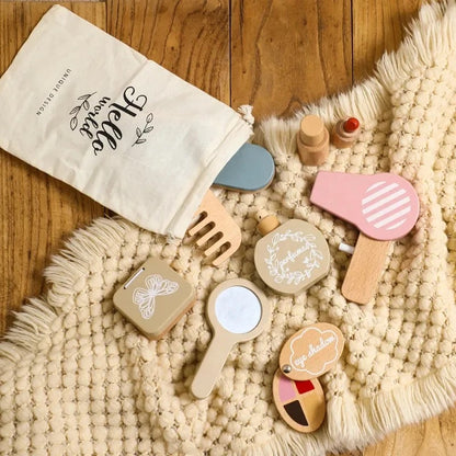 Frisier- und Schminkspiel aus Holz für Kinder – BeautySpa