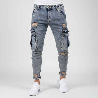 Cargohose Aus Denim - Nico
