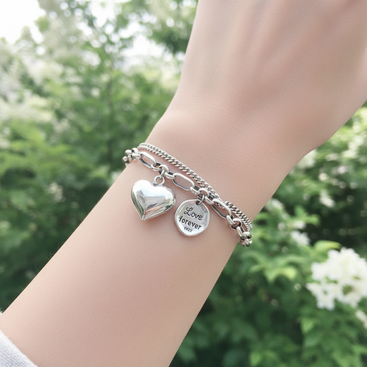 Charm-Armband Mit Herz - LoveGleam 