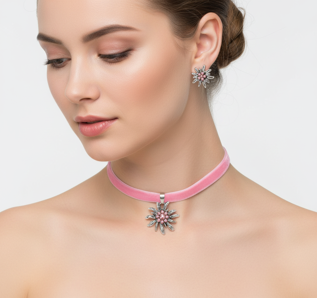 Choker Mit Anhänger - EdelRose 