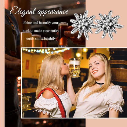 Choker Mit Edelweiß - AlpineGem 