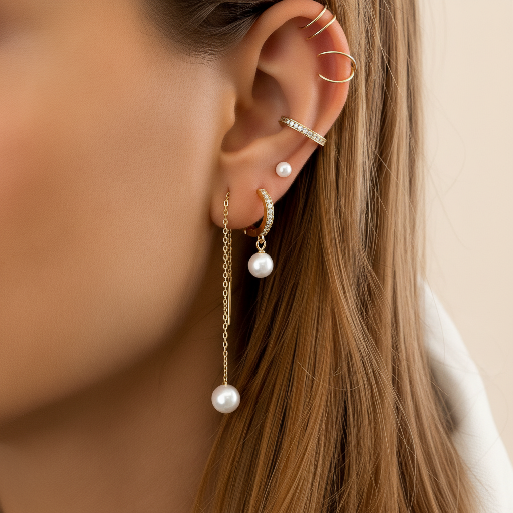 Creolen Mit Zirkonia - PearlJewels 