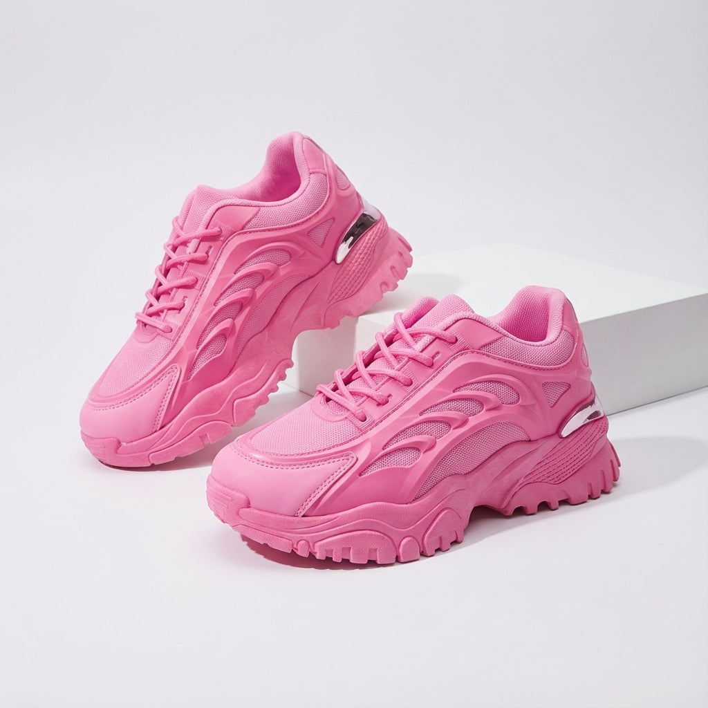 Damen Sneaker Mit Dicker Sohle - Angelica