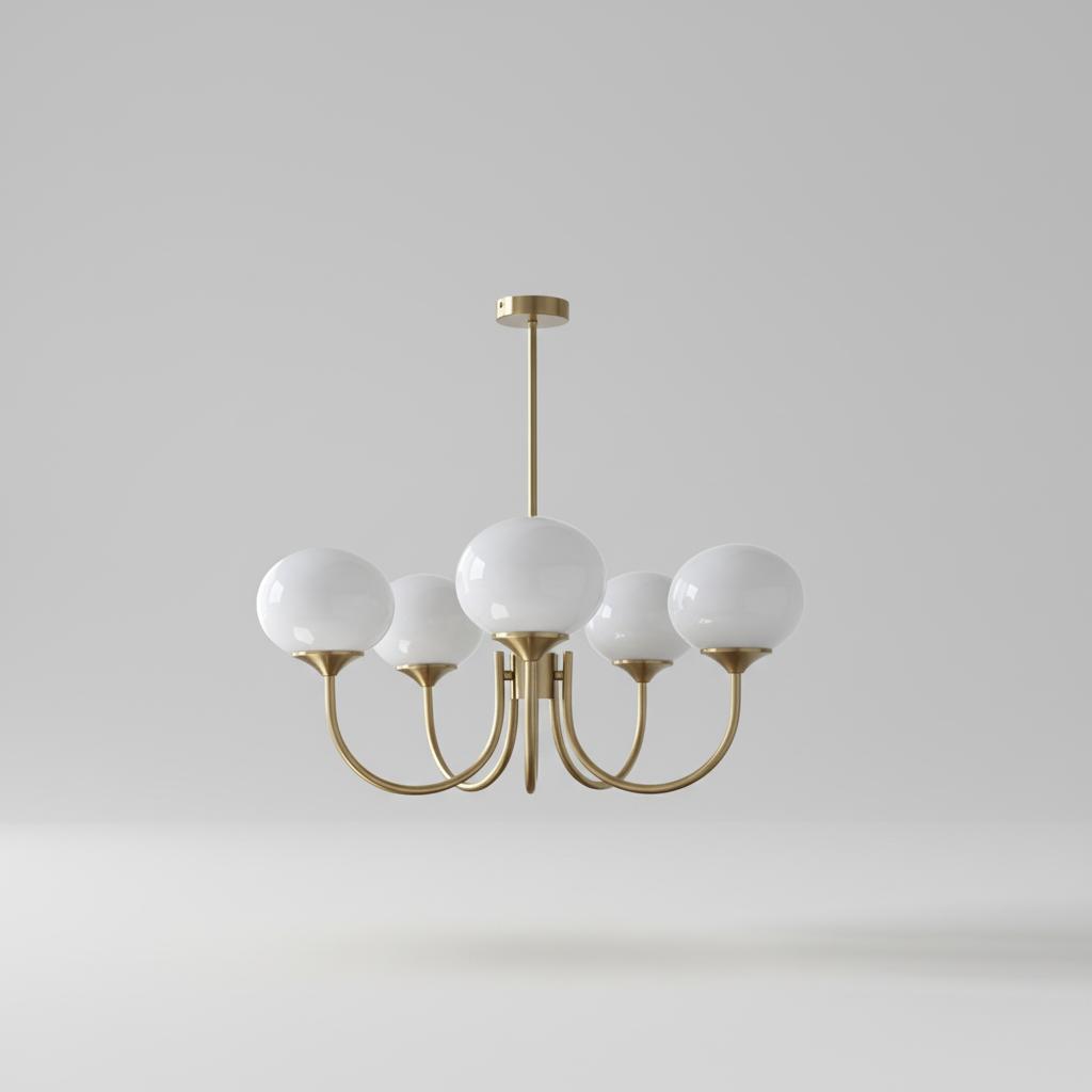 Deckenleuchte Goldenes Metall - Luminrosa