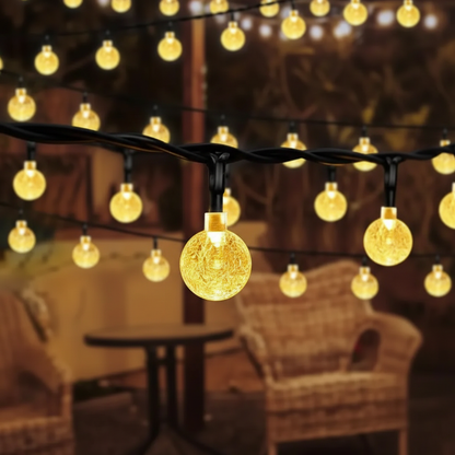 Dekorative Kugelleuchtenkette - WeatherGlow