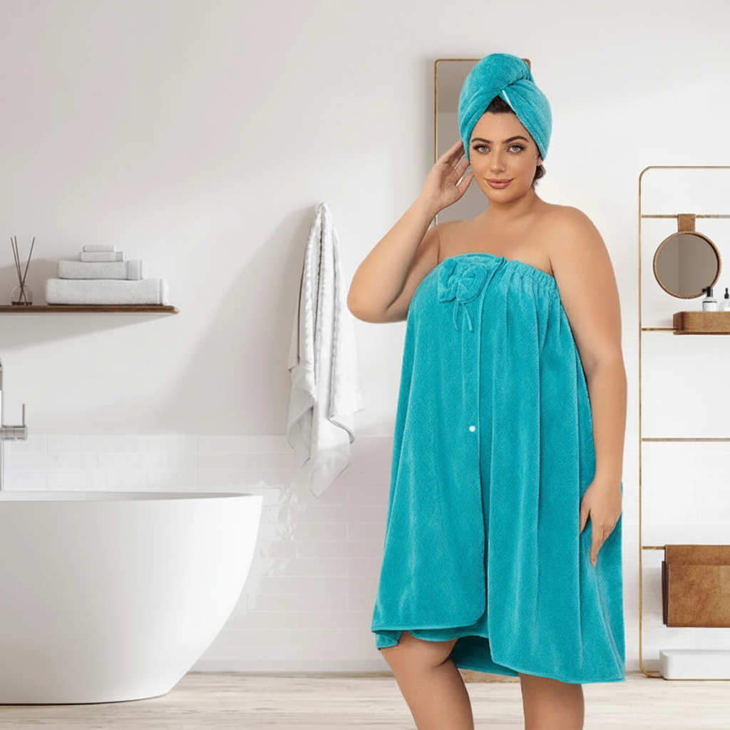 Dicke Bademantel In Großen Größen - Mila