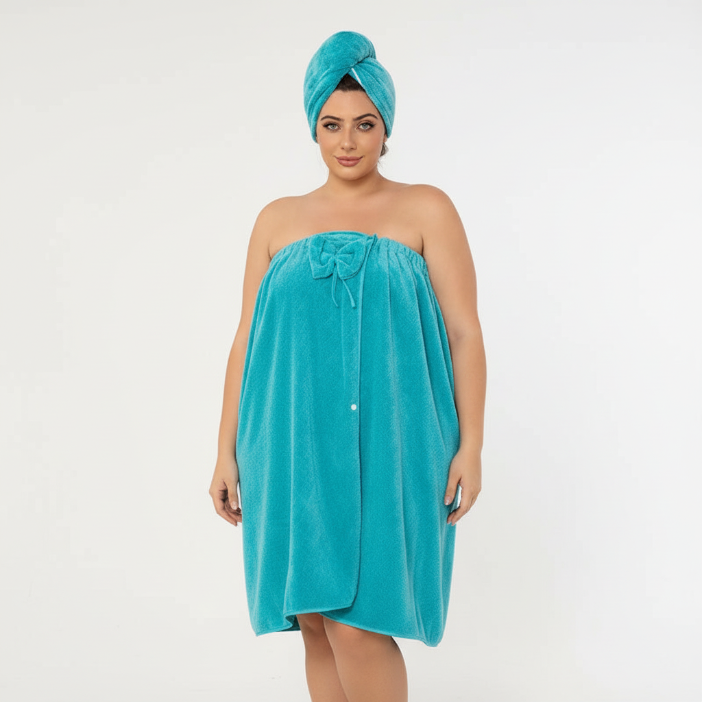 Dicke Bademantel In Großen Größen - Mila