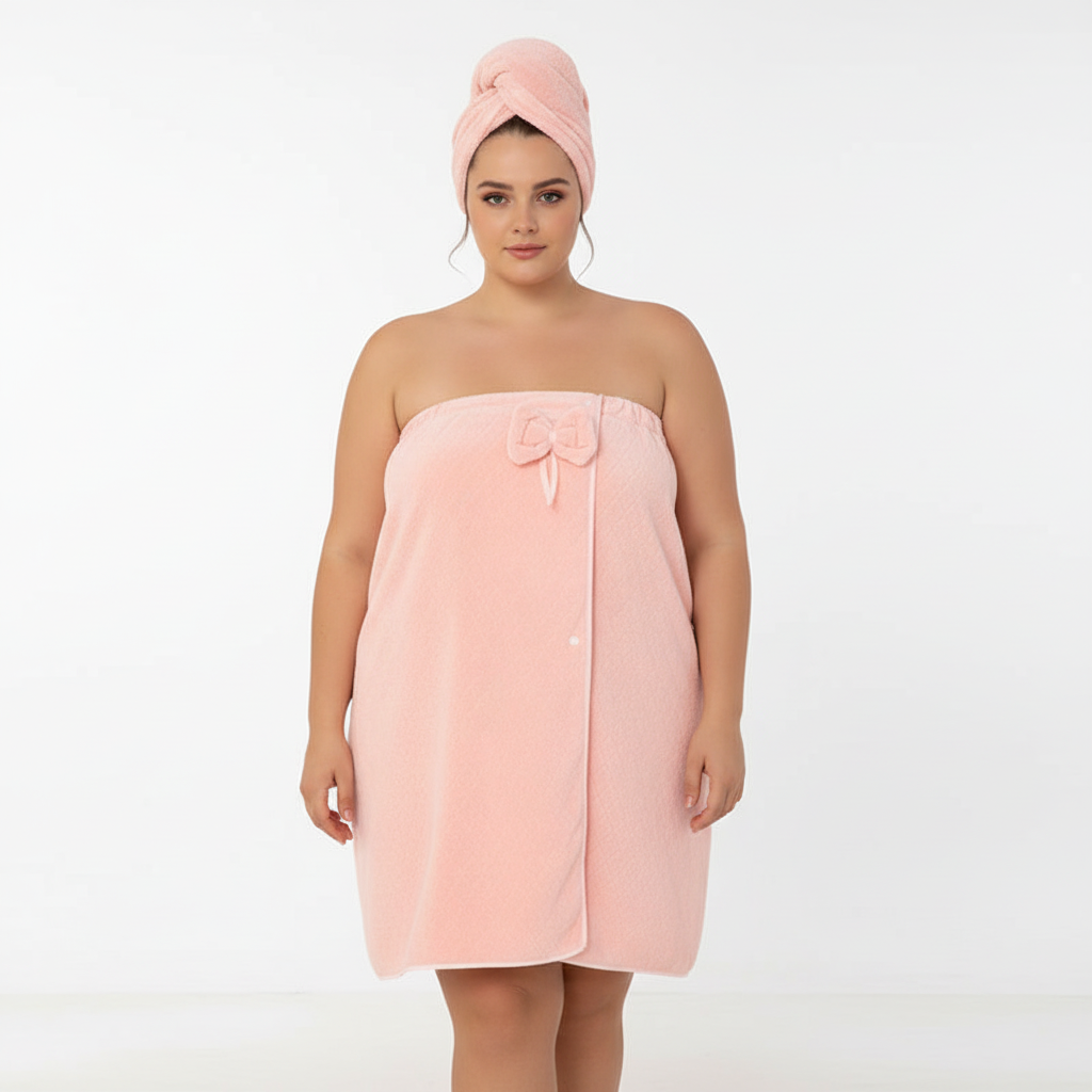 Dicke Bademantel In Großen Größen - Mila