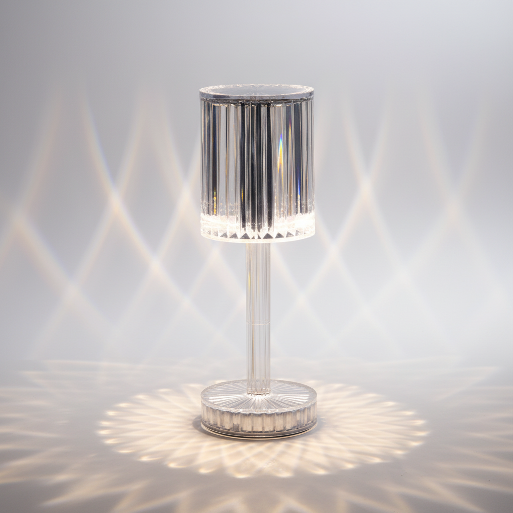 Dimmbare Kristall Tischlampe - Crystalique