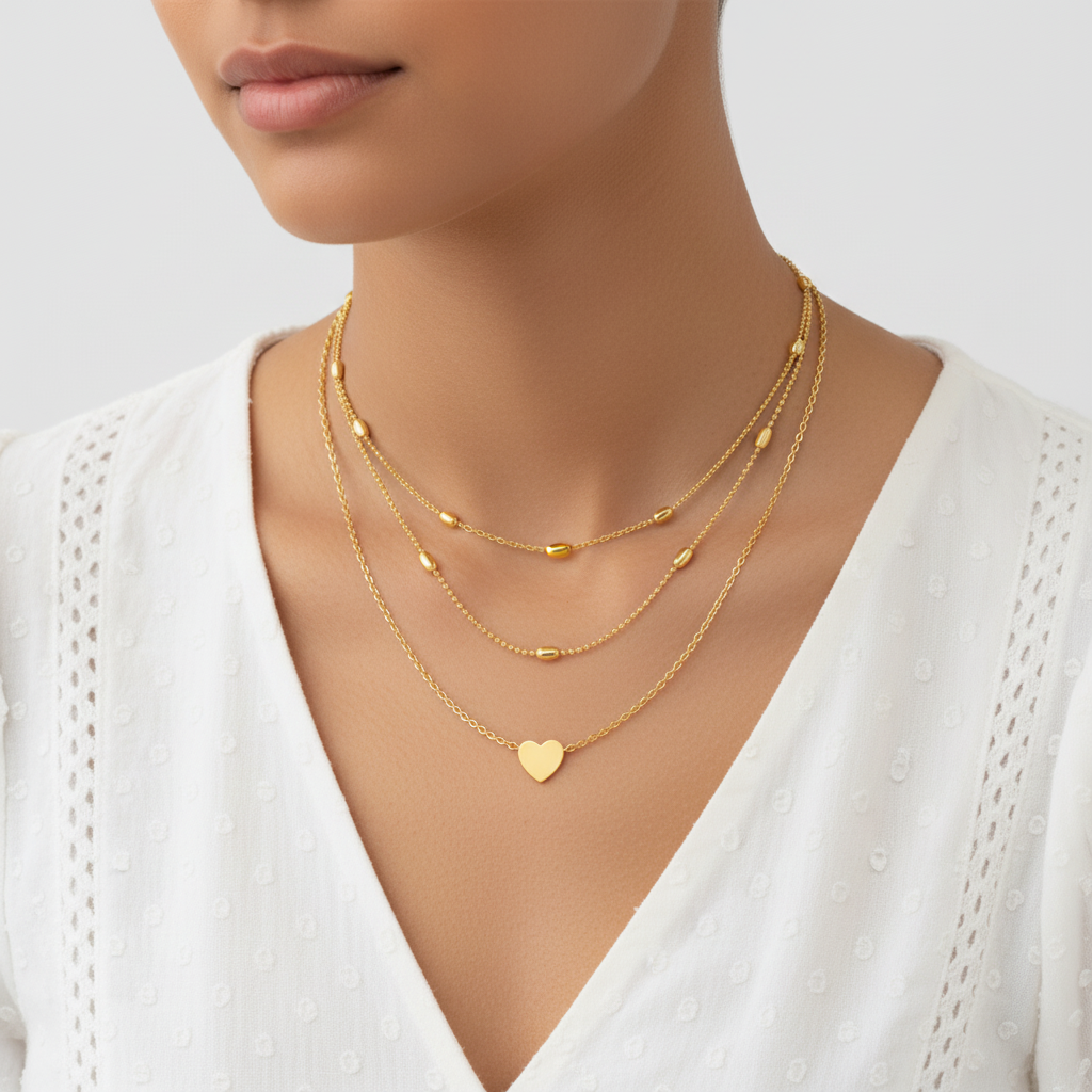 Doppellagige Kette - JewelryLove 