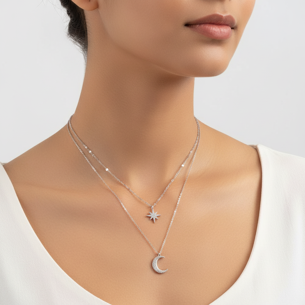 Doppelte Halskette - Lunaris 