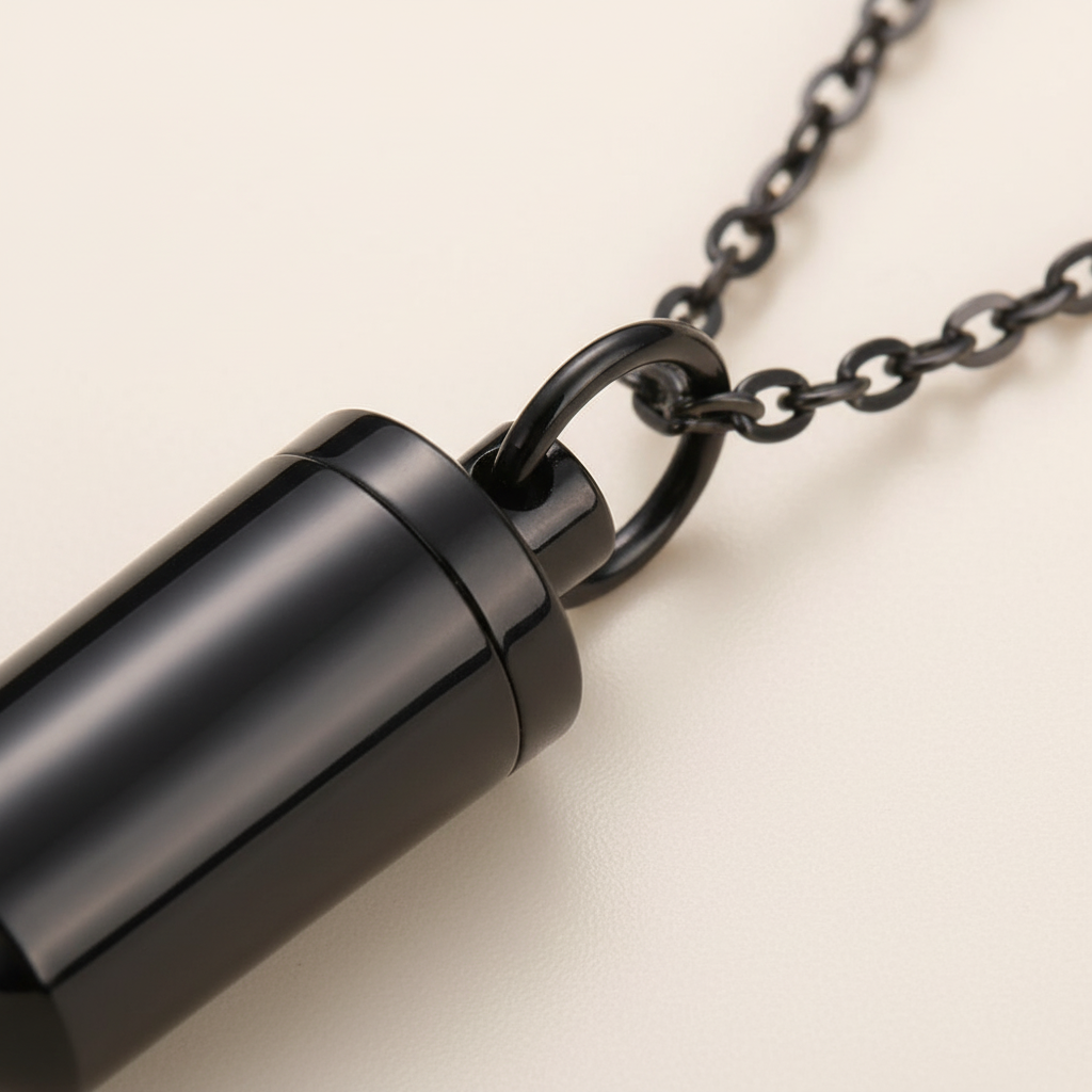 Edelstahl-Halskette - AshHeart 