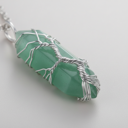 Edelsteinkette Mit Anhänger - CrystalTree 