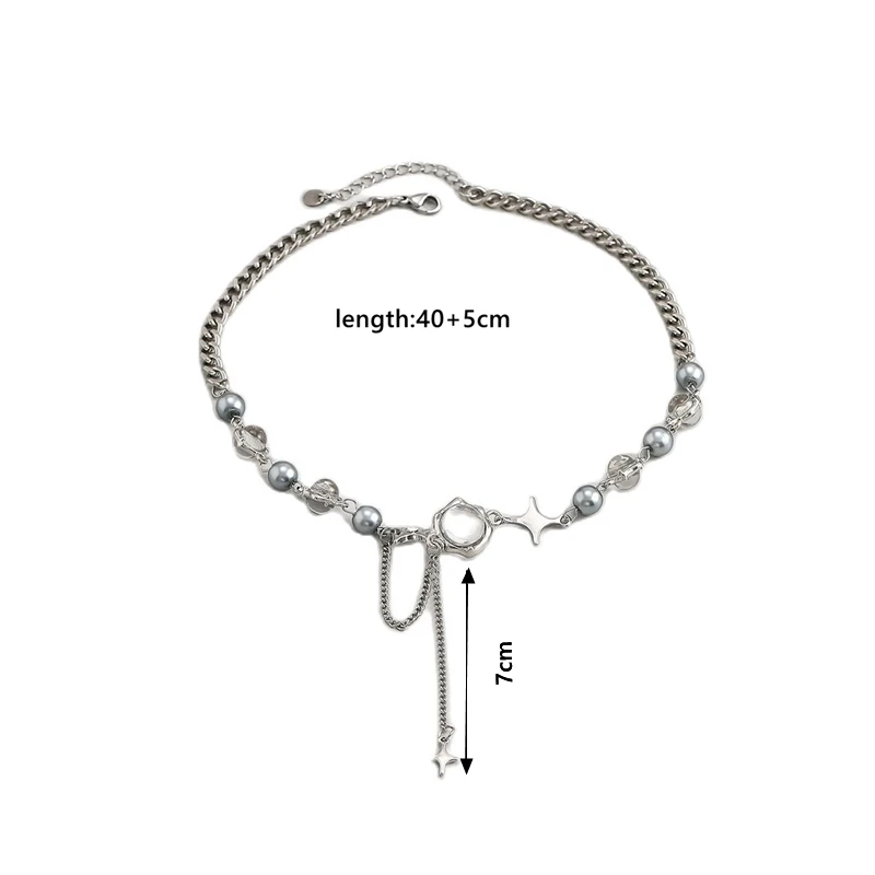 Einstellbare Halskette - SparklePearl 