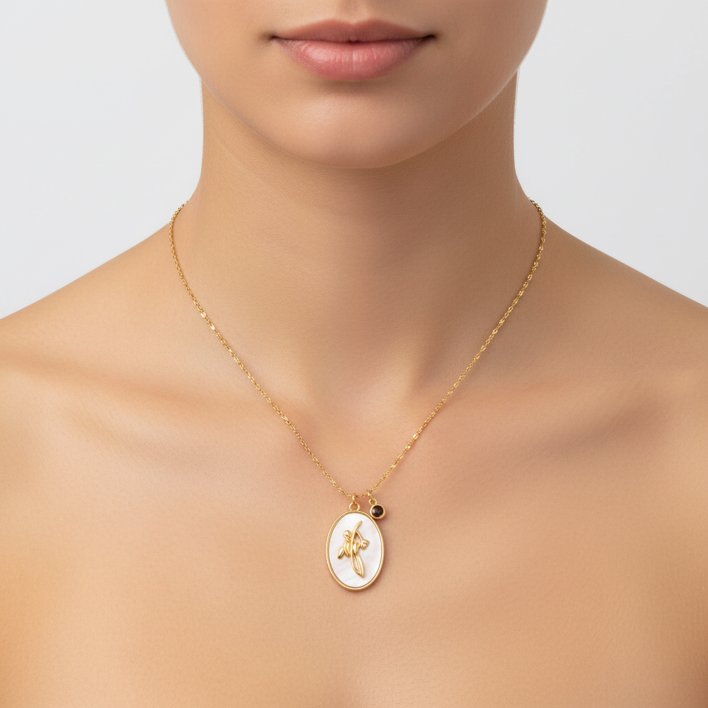 Elegante Geburtsstein-Halskette - AuraJewelry 