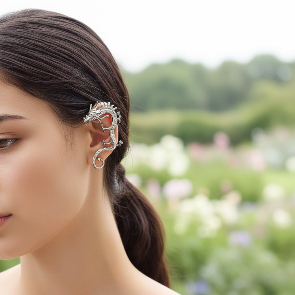 Elegante Silberohrringe - DragonShine 