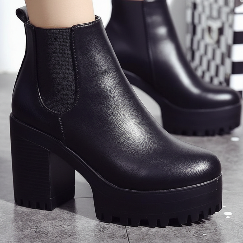 Elegante Schwarze Stiefeletten - Fiona