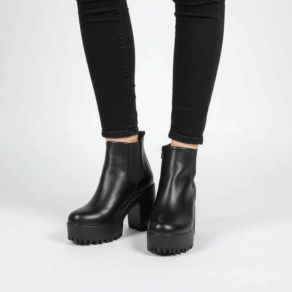Elegante Schwarze Stiefeletten - Fiona