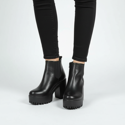 Elegante Schwarze Stiefeletten - Fiona