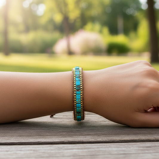 Elegantes Armband Aus Türkis - CircleStone 