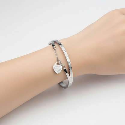 Elegantes Armreifdesign - HeartEmbrace 