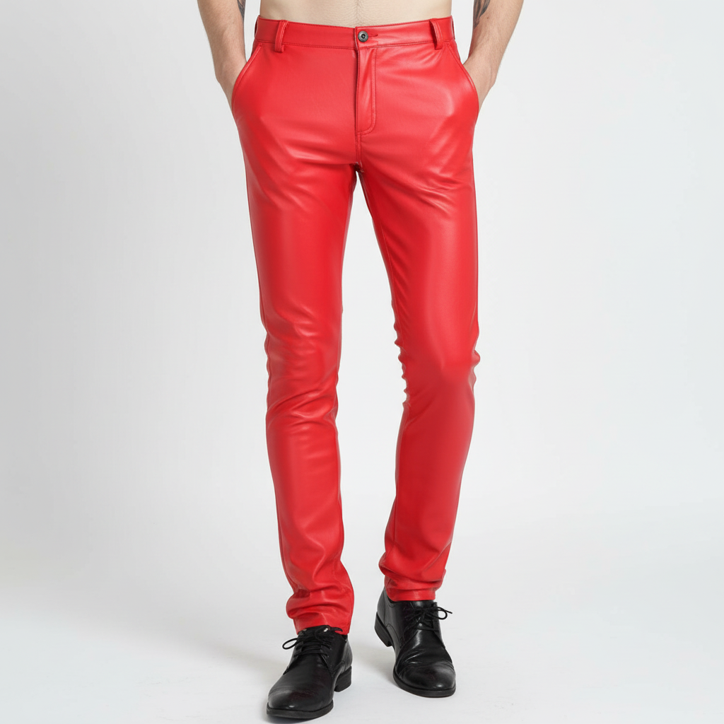Faux Leder Herren Hose - Oscar