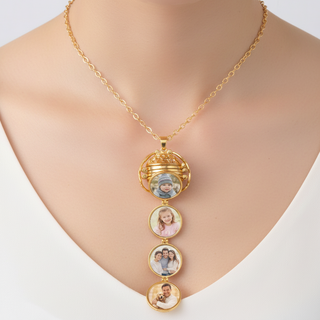 Foto-Medaillon-Halskette - HeartLocket 