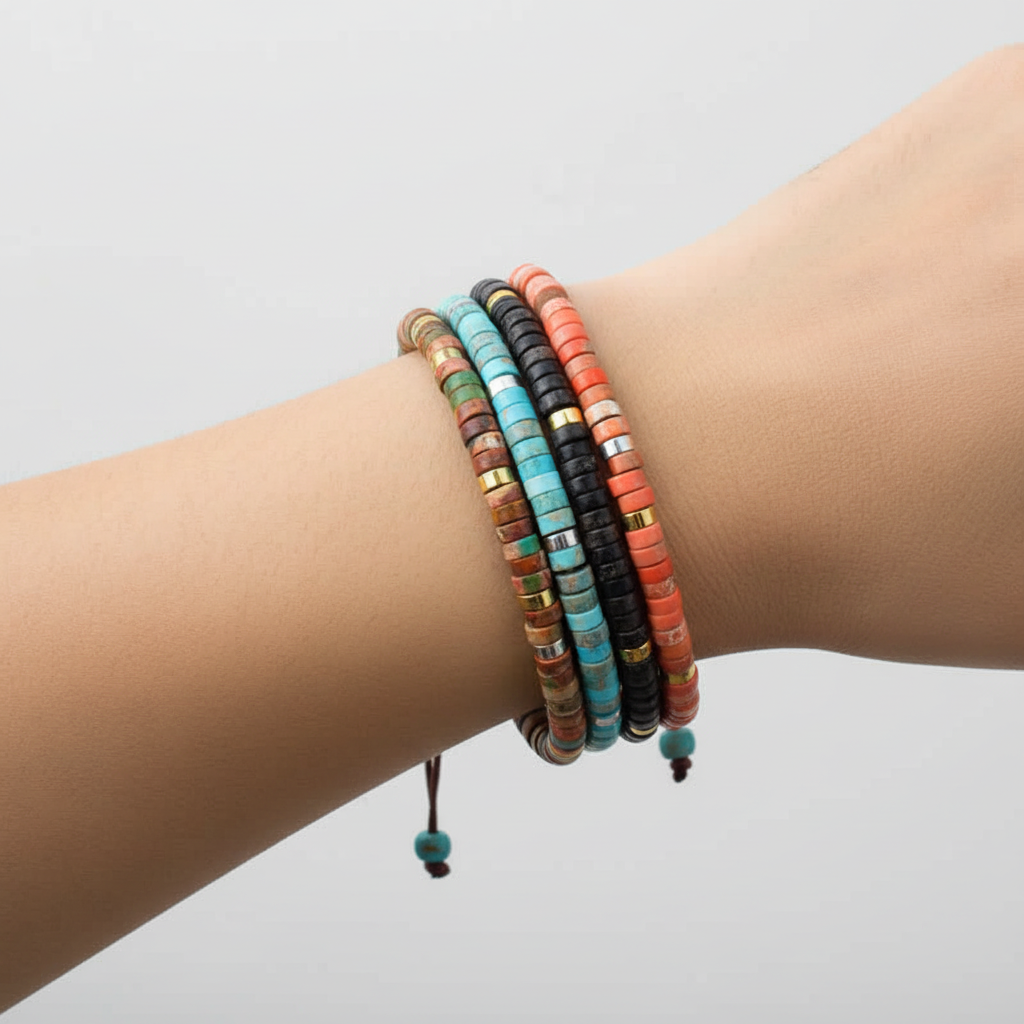 Geflochtenes Armband - NatureStoneBracelet 