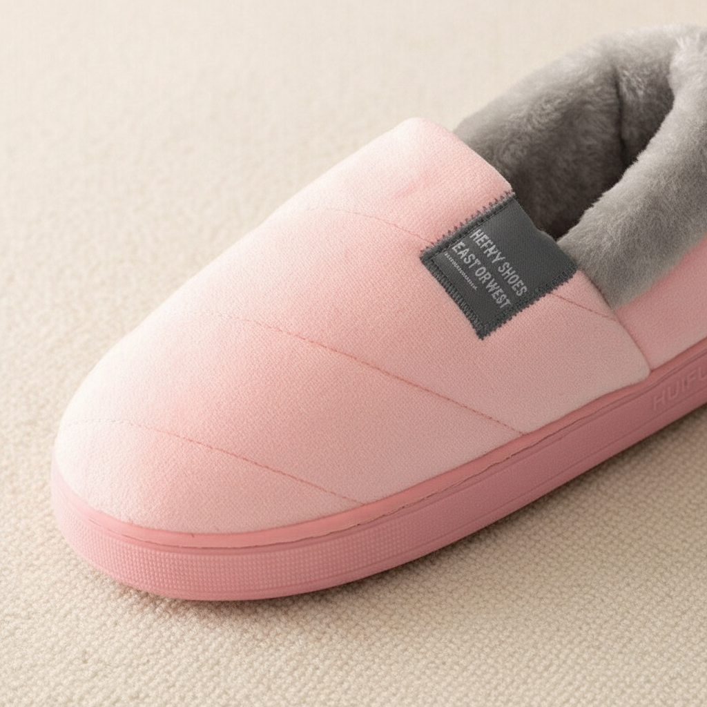 Gefütterte Hausschuhe Mit Plüsch Innen - HomeSnug