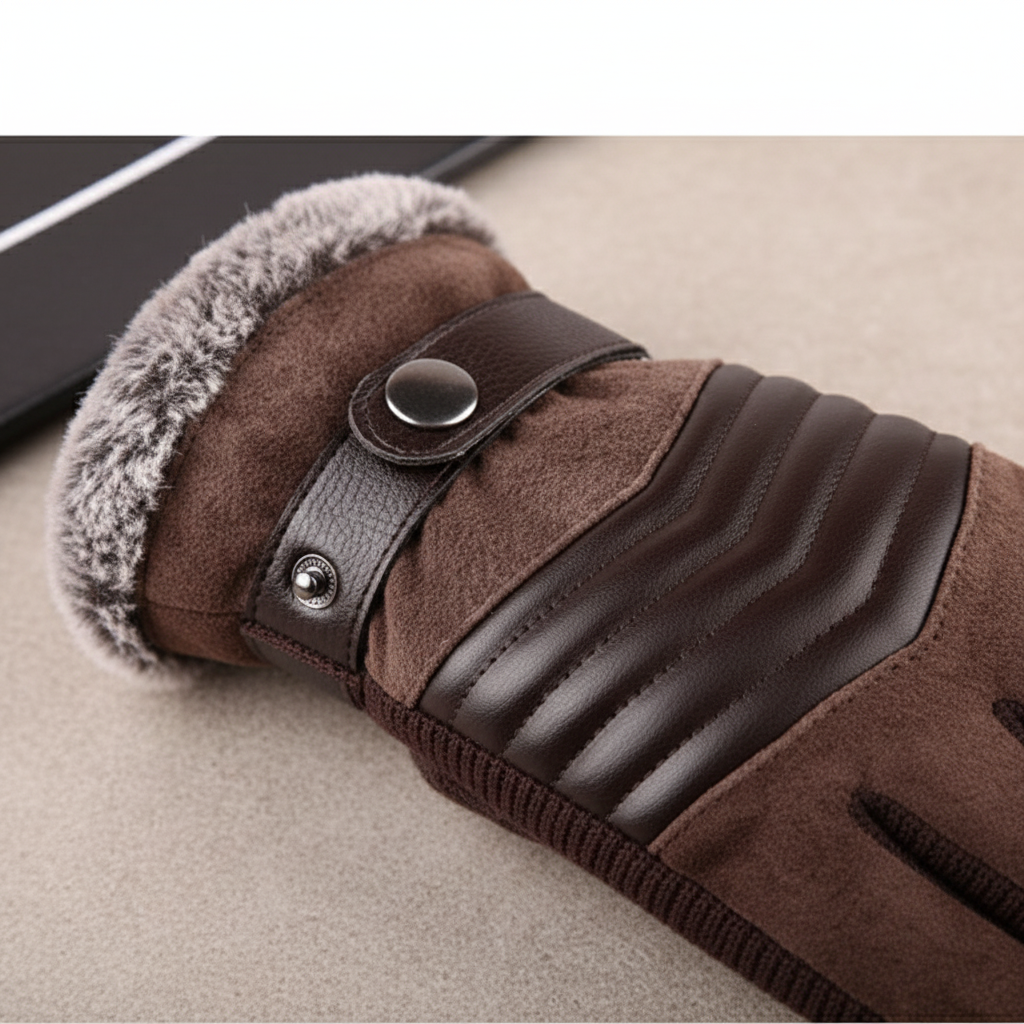 Gefütterte Winterhandschuhe Aus Polyester - WarmTech