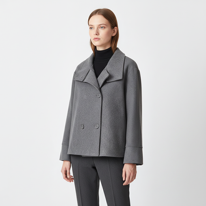 Gefütterter Damen Kurzmantel - Audrey