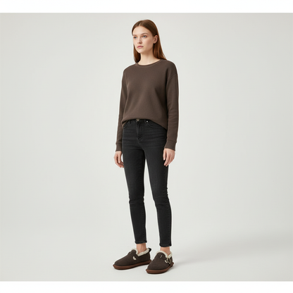 Gefütterter Innenschuh Aus Wildleder - PlushSlip