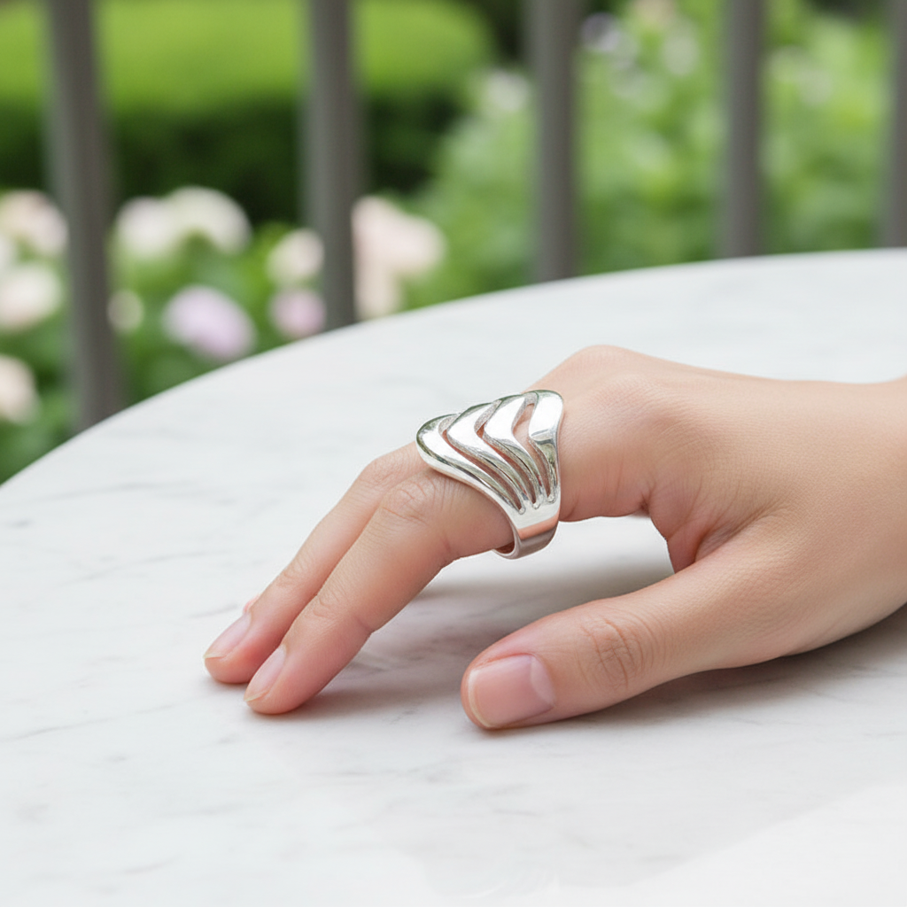 Geometrischer Wellenring - LineShine 